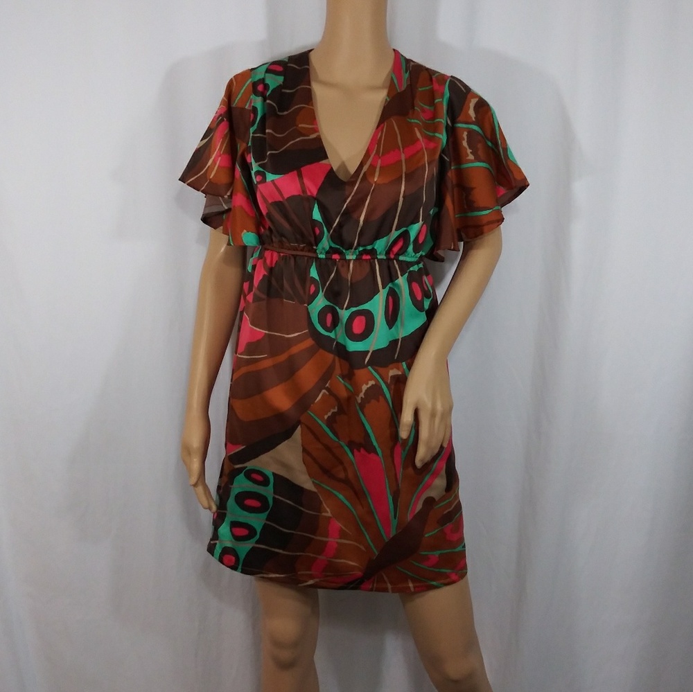 JUDITH MARCH Butterflies Dress Size Small